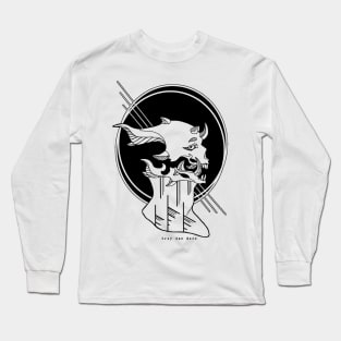 Silent Demon- Dots and Dashes Long Sleeve T-Shirt